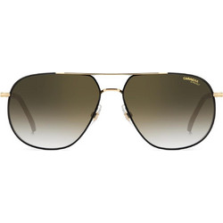 Carrera CA363/S RHLD6 Ανδρικά Γυαλιά Ηλίου Aviator Μεταλλικά Χρυσά με Καφέ Φακό