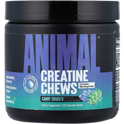 Universal Nutrition Animal Creatine Micronized Chews Candy Crush'd 120 Μασώμενα Δισκία