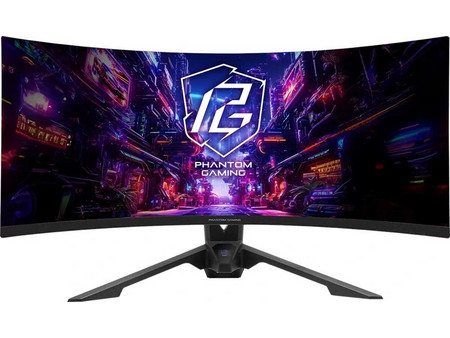 Asrock Phantom PG34QRT3A Ultrawide VA HDR Curved Gaming Monitor 34" 3440x1440 QHD 180Hz 1ms