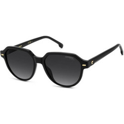 Carrera CA3068/S 807/9O Γυναικεία Γυαλιά Ηλίου Στρογγυλά Κοκάλινα Μαύρα με Μαύρο Φακό