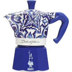 Bialetti Moka D&G Μπρίκι Espresso 3Cups Μπλε