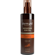 Dermokil Vitamin E & Carrot Oil Λάδι Μαυρίσματος Σώματος 200ml