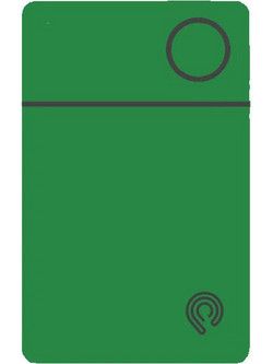 Hyperloq NeoCard Android Anti-Lost Tracker Google Find My Device Green 1 Pack
