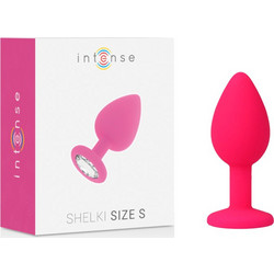 Intense Shelki Small Πρωκτική Σφήνα Diamond Plug 7cm Ροζ D-216054