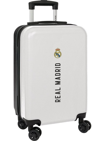 Safta Real Madrid 612454851 Παιδική Βαλίτσα Καμπίνας 55x34.5x20cm Λευκή