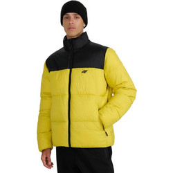 4F Ανδρικό Μπουφάν Χειμωνιάτικο Puffer Κίτρινο 4FWAW25TDJAM601-42S