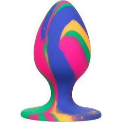 CalExotics Cheeky Tie-Dye Medium Πρωκτική Σφήνα 7.5cm D-232202