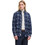 Jack & Jones Ανδρικό Πουκάμισο Βαμβακερό Καρό Μακρυμάνικο Κανονική Γραμμή Navy Μπλε 12282354