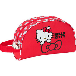 Safta Hello Kitty Iconic 812516824 Παιδικό Νεσεσέρ με Θήκες 28x10x18cm Κόκκινο