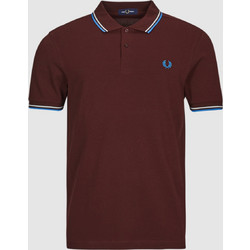 Fred Perry Ανδρική Μπλούζα Polo Κοντομάνικη Μπορντό M3600-Z63