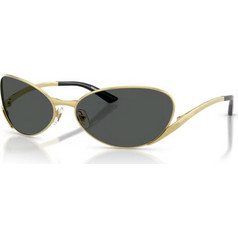 Versace VE2285 100287 Γυναικεία Γυαλιά Ηλίου Πεταλούδα Μεταλλικά Χρυσά με Μαύρο Φακό