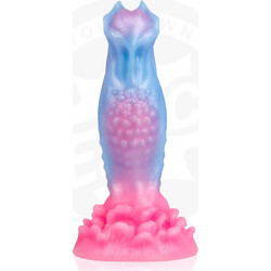 Epic Oceara Dawn Dildo με Βεντούζα 18.5cm Μπλε Ροζ