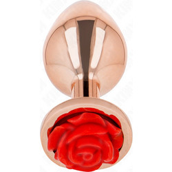 Kink Rose Small Πρωκτική Σφήνα 7.8cm Κόκκινη Ροζ D-242590