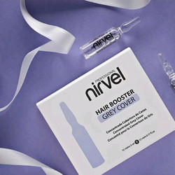 Nirvel Booster Gray Cover Αμπούλες Μαλλιών για Επανόρθωση