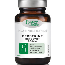 Power Health Platinum Range Berberine Berbevis 500mg 30 Κάψουλες