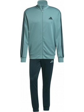 Adidas Ανδρικό Σετ Φόρμας με Λάστιχο Γαλάζιο Πετρόλ JX5518