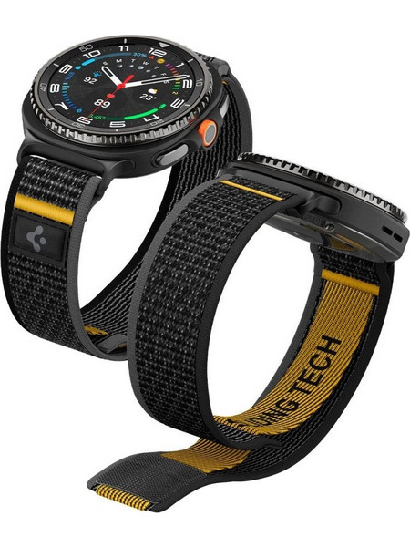 Spigen Athlex Air Λουράκι Υφασμάτινο Active Black / Yellow (Samsung Galaxy Watch 8 / 8 Classic)