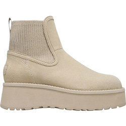 UGG Cityfunc Γυναικεία Μποτάκια Chelsea Πλατφόρμα Suede Μπεζ 1173258-MDSD