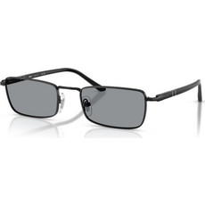 Persol PO1025S 1078R5 Ανδρικά Γυαλιά Ηλίου Τετράγωνα Μεταλλικά Μαύρα με Μαύρο Φακό