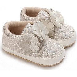 Childrenland Βρεφικά Sneakers Αγκαλιάς Χρυσά D4300