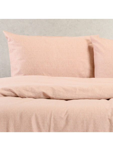 Melinen Σετ Σεντόνια King Size Φανελένια με Λάστιχο 180x200+30 Winter Line Mini Owen Rose