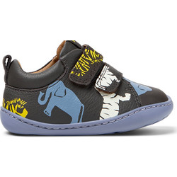 Camper Peu Cami Παιδικά Sneakers Μαύρα Γαλάζια Κίτρινα K800405-050