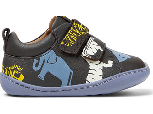 Camper Peu Cami Παιδικά Sneakers Μαύρα Γαλάζια Κίτρινα K800405-050