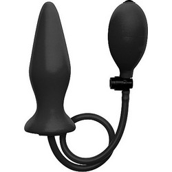 Shots Inflatable Silicone Πρωκτική Σφήνα Μαύρη