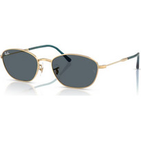 Ray-Ban RB3749 9278R5 Ανδρικά Γυαλιά Ηλίου Οβάλ Μεταλλικά Χρυσά με Μαύρο Φακό