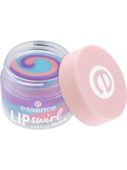 Essence Swirl Caring Κρεμώδης Μάσκα Χειλιών για Λάμψη με Υαλουρονικό 18gr