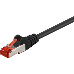 Goobay S/FTP Cat.6 Καλώδιο Δικτύου Ethernet 2m Black 68696