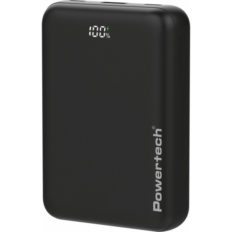 Powertech PT-1503 Power Bank 20000mAh 22.5W με 2 Θύρες USB-A & Θύρα USB ...