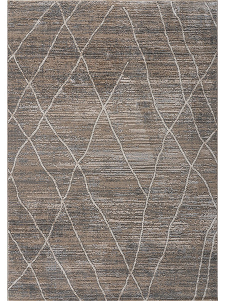 Beauty Home Serena Χαλί Ορθογώνιο 160x230cm Art 9834 Μπεζ Γκρι