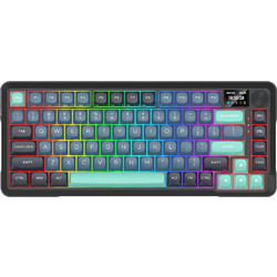 Redragon K724GBG-RGB-PRO Ασύρματο Μηχανικό Gaming Πληκτρολόγιο TenKeyLess με Mint Mambo Διακόπτες RGB Black