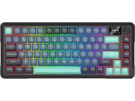 Redragon K724GBG-RGB-PRO Ασύρματο Μηχανικό Gaming Πληκτρολόγιο TenKeyLess με Mint Mambo Διακόπτες RGB Black
