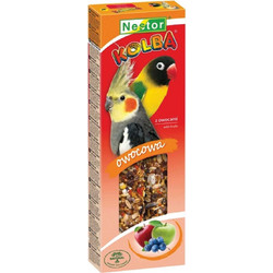 Nestor Kolba Large Parakeets Sticks with Fruits 115gr