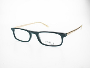 Celeste 5114F BX14 Γυναικείος Σκελετός Γυαλιών Οράσεως Κοκάλινος Χρυσός Μαύρος