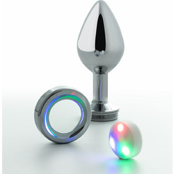 Crushious Borealis Medium Πρωκτική Σφήνα Diamond Plug 8.5cm Ασημί