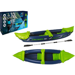 XQ MAX Cruiser X1 Φουσκωτό Kayak 1 Ατόμου Μπλε Πράσινο 8EY000030