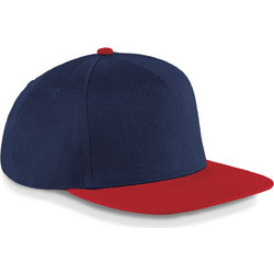 Beechfield Peak Ανδρικό Καπέλο Jockey Snapback Υφασμάτινο Navy Μπλε B660
