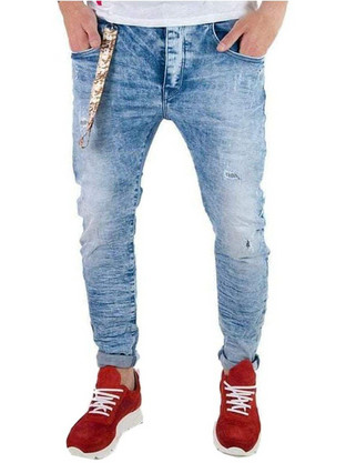 Stefan Ανδρικό Τζιν Παντελόνι Skinny Εφαρμογή Μπλε 12046