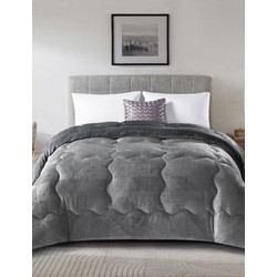 MADI Κουβερτοπάπλωμα Ημίδιπλο 180x240 Nivoro Anthracite