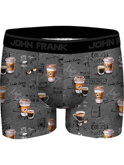 John Frank Coffee Ανδρικό Μποξεράκι Ανθρακί JFBD372