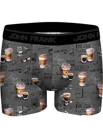 John Frank Coffee Ανδρικό Μποξεράκι Ανθρακί JFBD372