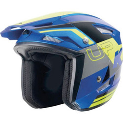 Kenny Trial Up Blue Yellow Κράνος Μηχανής Jet 1100gr