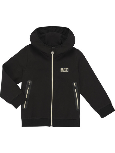 EA7 Παιδικό Μπουφάν Χειμωνιάτικο Softshell Αδιάβροχο Μαύρο 7B000094-AF13148-UC001