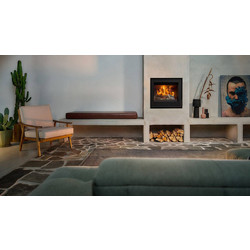 Barbas Bellfires Cuatro 7 60-60 Ενεργειακό Τζάκι Κασέτα Αερόθερμο Ξύλου Ίσιο 8.3kW