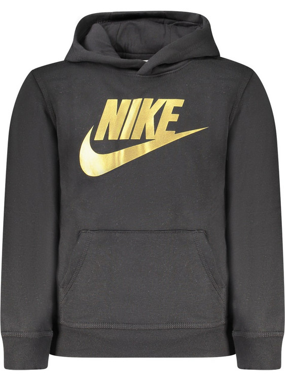 Nike Παιδικό Φούτερ με Κουκούλα Μαύρο Χρυσό 86G703