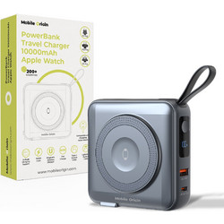 Mobile Origin 3in1 Magsafe Power Bank 10000mAh 20W με Θύρα USB-A & Θύρα USB-C Grey