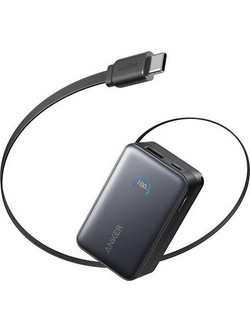 Anker Nano A1638H11 Power Bank 10000mAh 45W με Θύρα USB-A & Θύρα USB-C Power Delivery Black